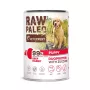Comida húmeda para perros VETEXPERT RAW PALEO Duoprotein ternera y conejo cachorro 400 g, junior, sin cereales, sin gluten
