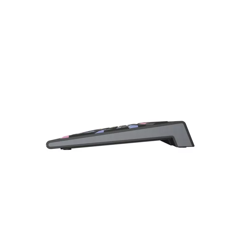 Teclado Logickeyboard LKB-FLS-A2PC-DE Universal USB QWERTZ alemán negro