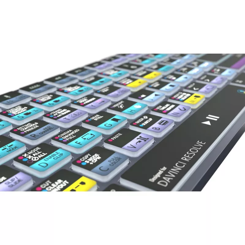 Teclado Logickeyboard LKB-RESB-TM-UK Office Bluetooth QWERTY gris titanio