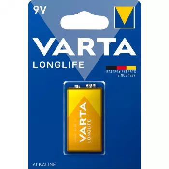 Pila VARTA LONGLIFE E-Block (bloque de 9V) 1 ud. (4122101411)