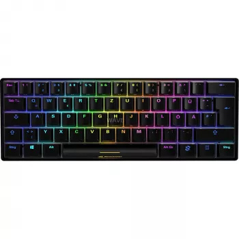 SKILLER SGK50 S4, teclado gaming negro, distribución PT, Kailh Red