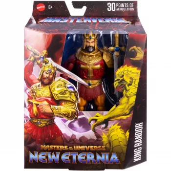 Figura de acción MATTEL Masterverse King Randor JBP79 — figura articulada de colección