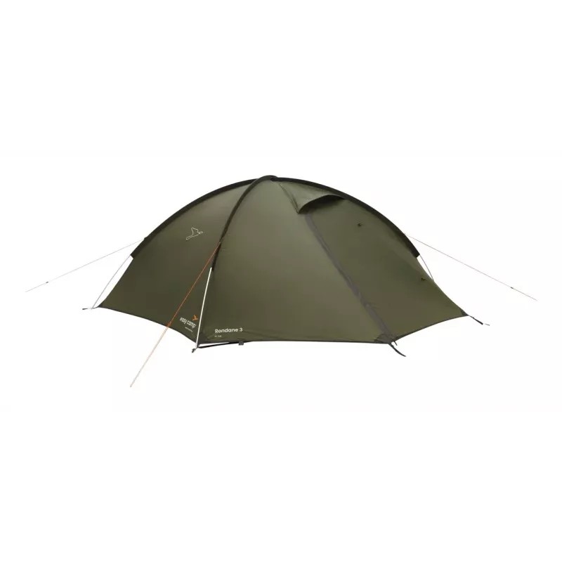 Tienda de cúpula/iglú Easy Camp Rondane 3 – 3 personas, doble techo de poliéster, varillas de aluminio, verde oscuro