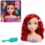 Disney Princess - Ariel Styling Head, cabeza para maquillar y peinar