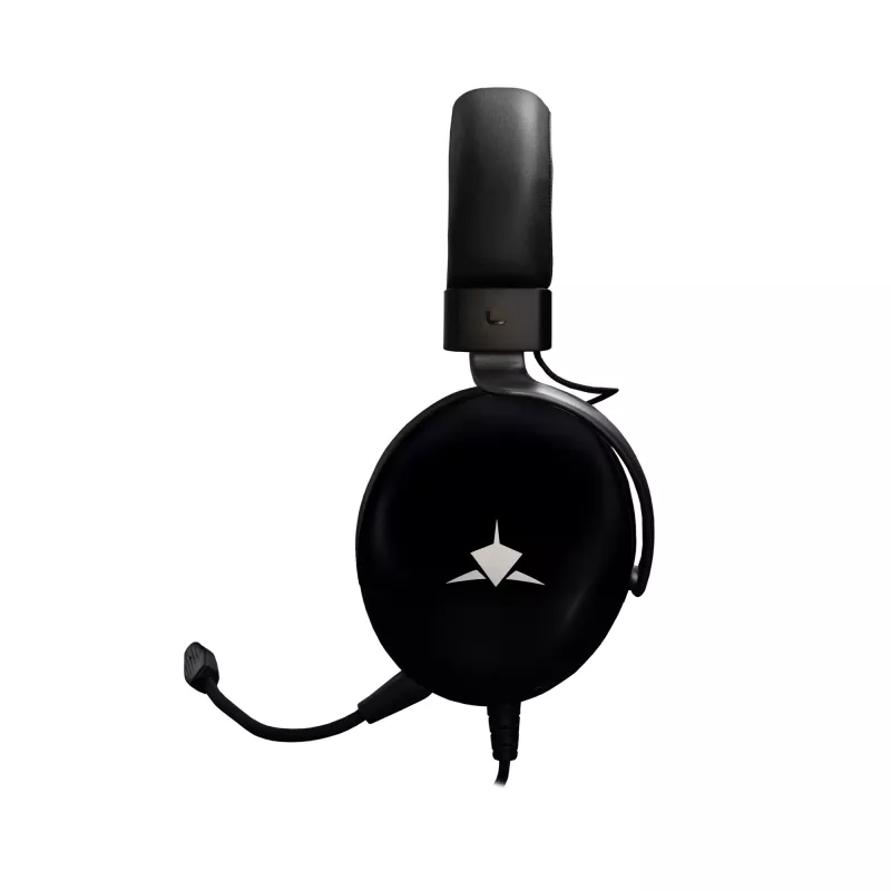 White Shark GH-2540 Elephant auriculares gaming, circumaurales, con cable, drivers de 50 mm, micrófono desmontable, negros