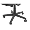 Silla gaming FURY Avenger XL Universal con asiento acolchado negro y blanco