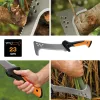 Sierra de mano Fiskars 1051233 Sierra de arco 23 cm Negra, Naranja, Plata