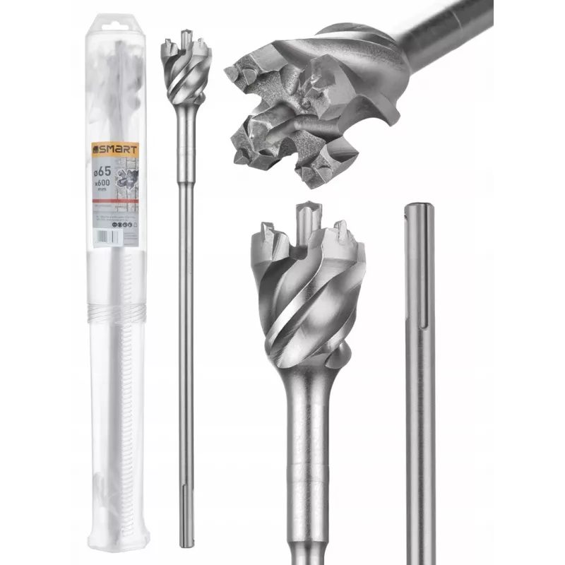 Broca Smart SDS‑Max 65 x 600 mm — Perforación con percusión / demolición