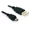 Cable USB DeLOCK 82252 USB 2.0 1,5 m USB A Mini-USB B negro