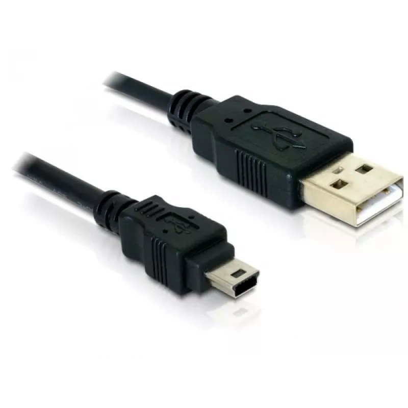 Cable USB DeLOCK 82252 USB 2.0 1,5 m USB A Mini-USB B negro
