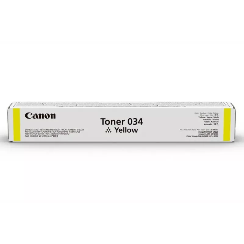 Tóner Canon 034 1 ud. original amarillo
