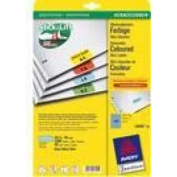 Etiqueta autoadhesiva Avery L6048-20 azul