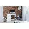 Mesa de ordenador top e shop LIMA LEWE BIEL MAT — recta, rectangular, aglomerado, 980×510×760 mm