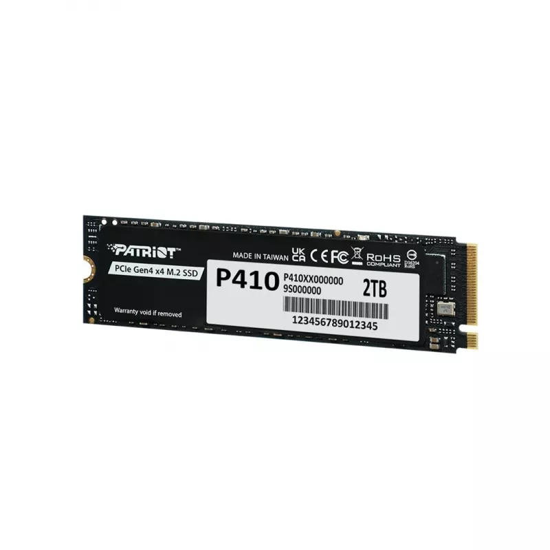 Unidad de estado sólido PATRIOT P410 2 TB M.2 NVMe, 2000 GB, factor de forma M.2