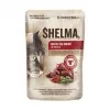 SHELMA con pavo, pato, pollo y ternera en salsa - comida húmeda para gatos - 12x85g