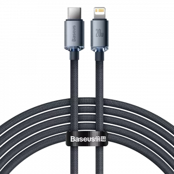 Cable para móvil Baseus CAJY000301 gris 2 m USB-C Lightning