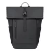 Mochila Rivacase 7826 Eden 14 ECO negra Rolltop para portátiles de 14