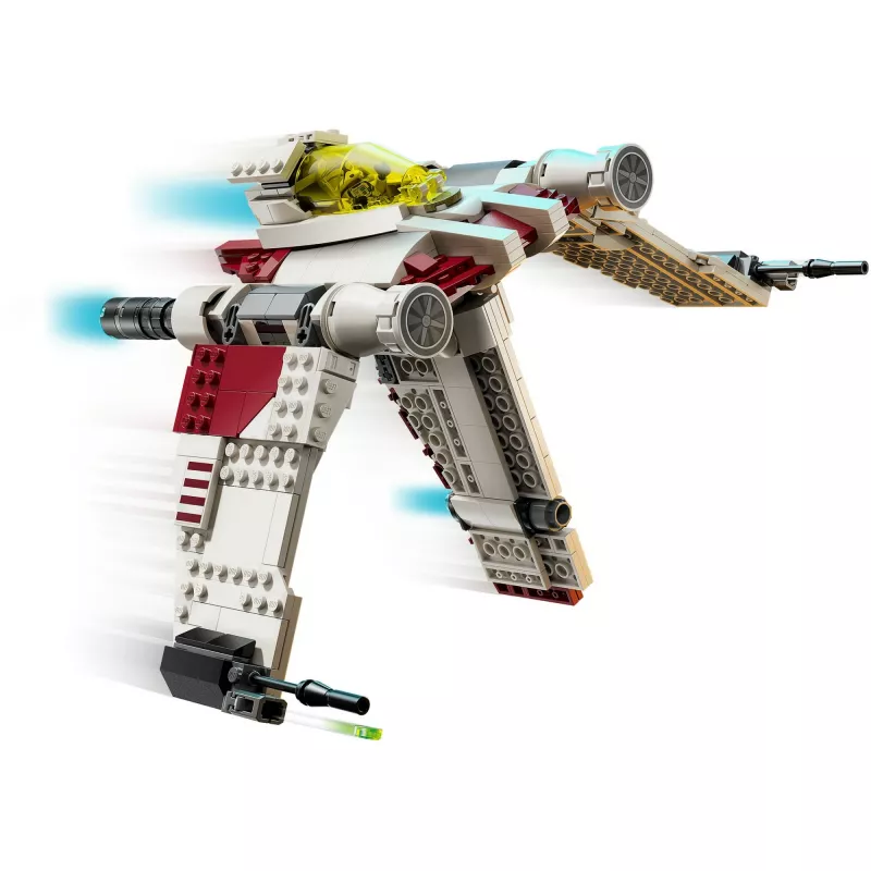 LEGO Star Wars V-19 Torrent Fighter 75432 set de construcción — 567 piezas, 3 minifiguras, modelo de exposición y juego