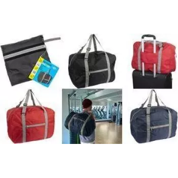 Bolso de mano Wedo 58 2602 nailon rojo unisex bolsillo frontal