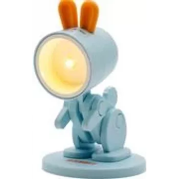 Lámpara de mesa RealPower 486317 LED azul naranja 1 bombilla batería