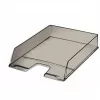 Sujetador de documentos Centra 1002-151 color humo — organizador de escritorio para papeles compatible con A4