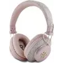 GUESS auriculares inalámbricos Bluetooth 4G Metal Logo rosa, GUBHS72P4FC4MP, universal (GUBHS72P4FC4MP)