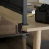 Separador / organizador de escritorio Ergo Office, carga máx. 10 kg, pizarra blanca, ancho 1116 mm, negro, ER-301 B