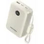 Batería externa Vention 20000mAh 22,5W – 2× USB‑C, 1× USB‑A, beige