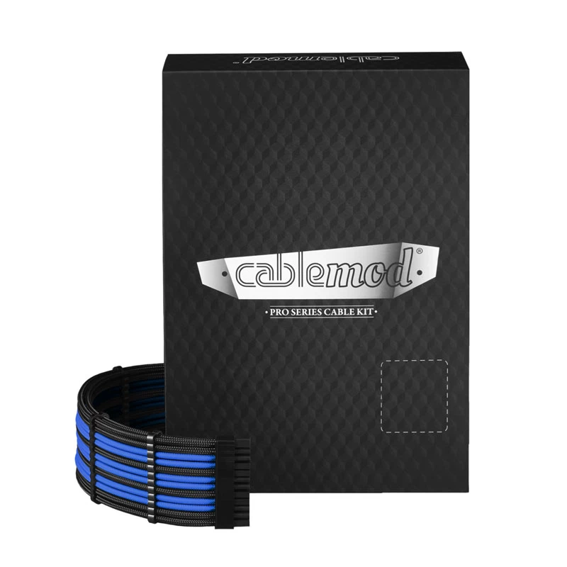 Conjunto de cables CableMod RT-Series PRO ModMesh 12VHPWR Dual para ASUS/Seasonic - negro/azul