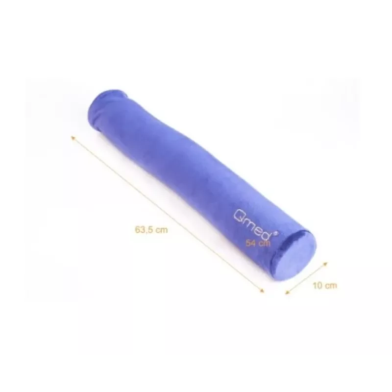 Almohada multifunción ergonómica MDH FLEX PILLOW DRQE3F1CDXUXP — forma de rodillo, 635 mm de longitud, 100 mm de diámetro, violeta, polipropileno con funda de terciopelo
