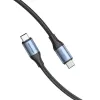 Cable Vention USB4 Gen 3x2 Type-C a Type-C 1 m, 5 A, aleación de aluminio, trenzado de algodón