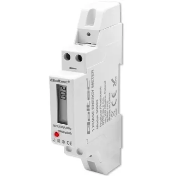 Contador electrónico monofásico QOLTEC 50993 230V 30A