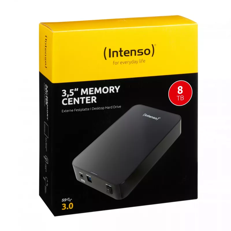 Disco duro externo Intenso 8TB USB 3.2 3,5 inch
