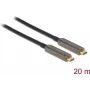 Cable USB DeLOCK 84122 20m USB 3.2 Gen 1 USB C Negro