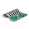 Tarjeta PCI Express x1 DeLOCK a 7 x conector hembra USB 5 Gbit/s Type-A externo