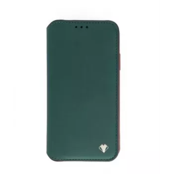 Funda protectora VixFox para iPhone XSMAX — verde bosque, funda tipo folio con compartimento para tarjetas