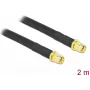 Cable de antena DeLOCK SMA macho a SMA macho LMR/CFD300 2 m