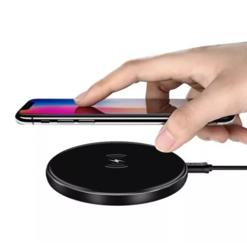 Cargador inalámbrico Devia Aurora Series Ultra-slim V2 10W — negro