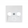 Berker 12038989 Placa central para toma de antena, blanco polar brillante