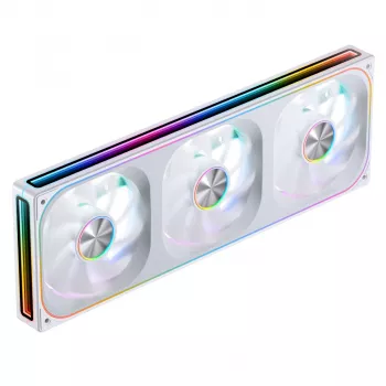 Disipador Jonsbo ZA-360, PWM, ARGB - 360 mm, blanco