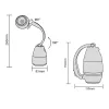 Lámpara de camping LED recargable MACLEAN MCE298 3W portátil, alimentación USB, compacta