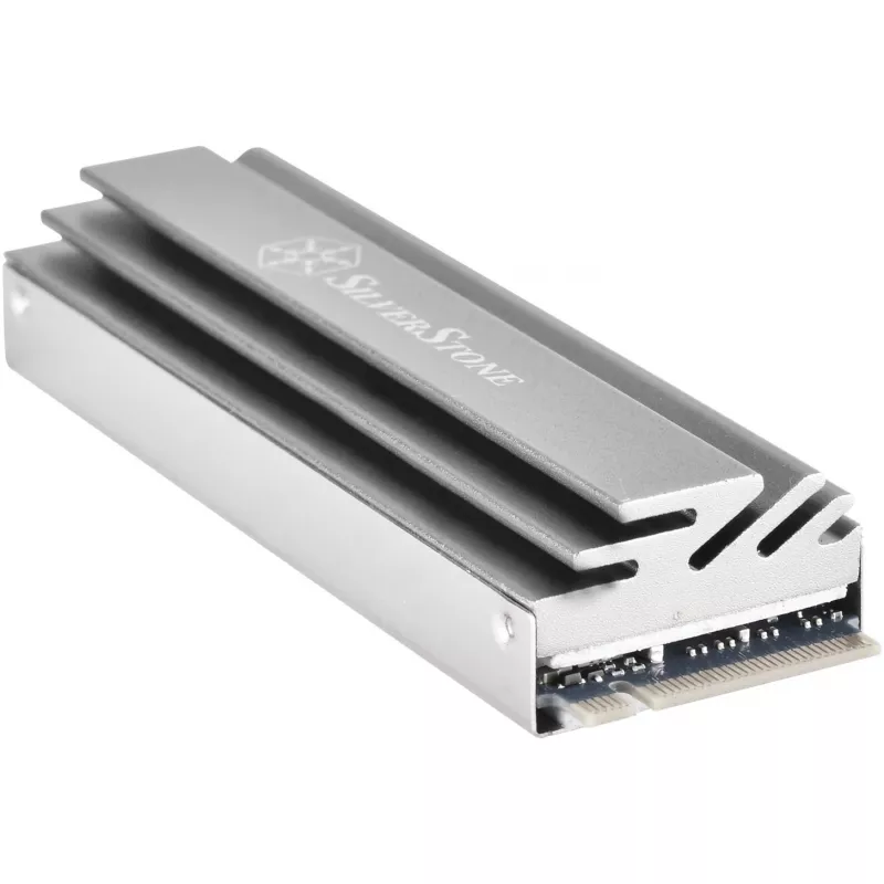 Disipador pasivo M.2 SILVERSTONE TP04 — disipador de aluminio para SSD M.2 (SST-TP04)