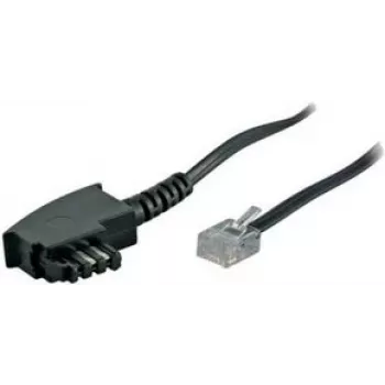 Cable de teléfono ShiverPeaks BS70000-15 15 m negro