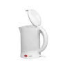 Hervidor eléctrico LAFE LAFCZA45865, acero inoxidable, 0,6 L, 600 W, gris claro, tapa con cierre abatible