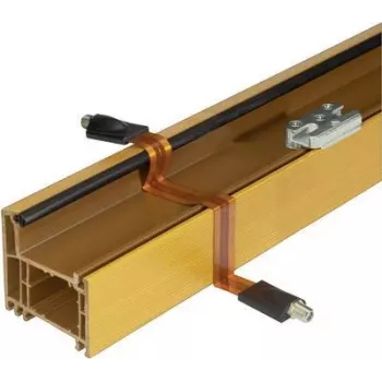 Cable de conexión SAT para antena Renkforce [1x conector hembra F - 1x conector hembra F] 30,00 cm pasamuros para ventana cobre (RF-4538288)