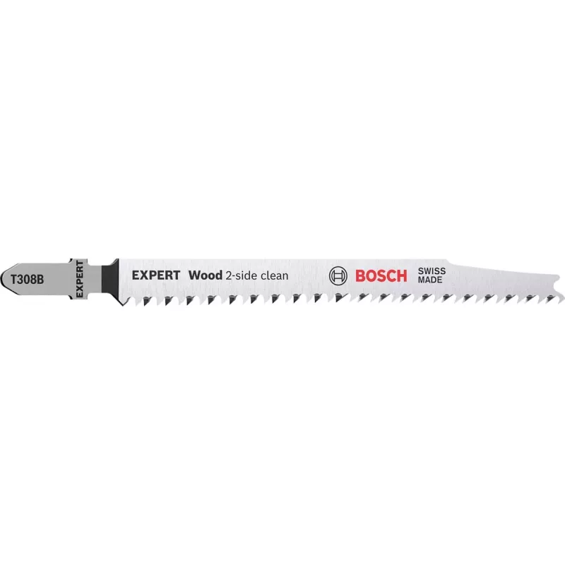 Bosch Expert T 308 B Wood 2-side clean hojas de sierra de calar, 2 uds. (2 608 901 711)