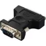 Renkforce RF-6667626 Adaptador DVI-VGA [1x Conector hembra DVI 24+. - 1x Conector macho VGA] Negro - Digital/Pantalla/Vídeo (RF-6667626)