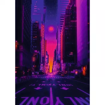Puzle Ravensburger New York in Neon, 1000 piezas, puzle para adultos