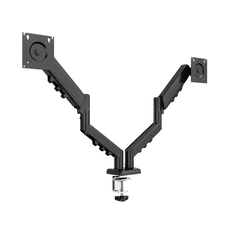 Soporte de monitor de doble brazo para escritorio TRACER TRAUCH47660 — brazos de metal ajustables, máx. 18 kg, VESA hasta 100×100, para pantallas de 13 inch–32 inch