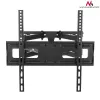 Maclean MC-760 soporte de pared para TV de 26–55 pulgadas, VESA 100×100–400×400, máx. 30 kg, inclinación ±15°, distancia a la pared 7–46 cm, metal, negro